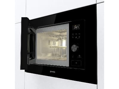 Gorenje Advanced BM201AG1BG - Mikrobølgeovn med grill - innebygd - 20 liter - 800 W - svart