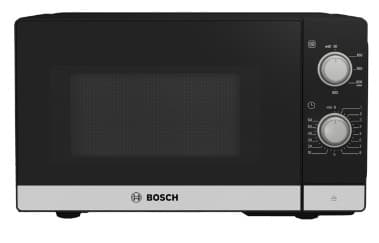 Bosch Serie 2 FFL020MS2 mikrobølgeovn Benkeplate Solo mikrobølge ovn 20 l 800 W Sort, Rustfritt stål