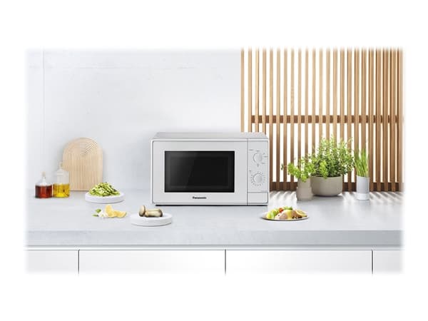 Panasonic NN-E22JMMEPG, Pöytämalli, Solo-mikroaaltouuni, 20 L, 800 W, Rotaatio, Harmaa