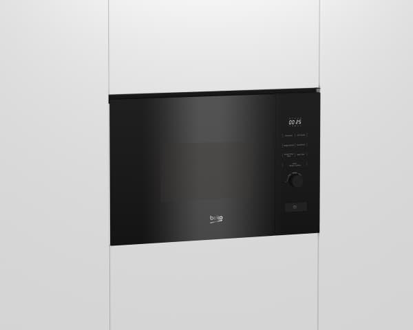 Beko BMGB20212B, Kiinteä, Grillimikroaaltouuni, 20 L, 800 W, Painikkeet, Rotaatio, Musta