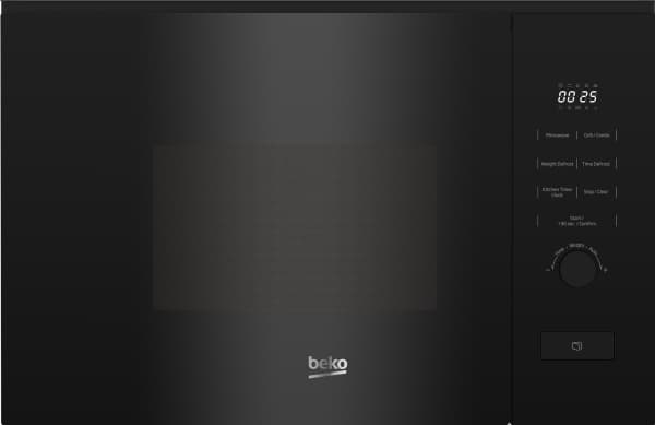 Beko BMGB20212B, Kiinteä, Grillimikroaaltouuni, 20 L, 800 W, Painikkeet, Rotaatio, Musta