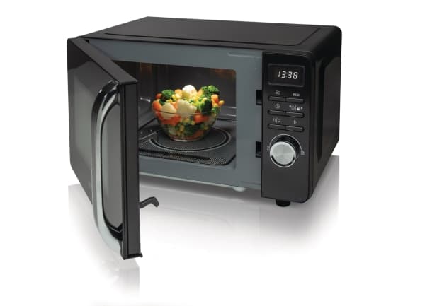 Gorenje MO20S4BC, Pöytämalli, Mikroaaltouunin kahva, 20 L, 700 W, Painikkeet, Rotaatio, Musta