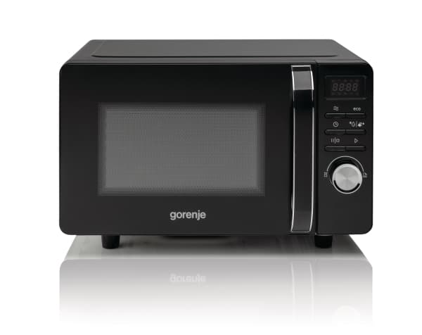 Gorenje MO20S4BC, Pöytämalli, Mikroaaltouunin kahva, 20 L, 700 W, Painikkeet, Rotaatio, Musta