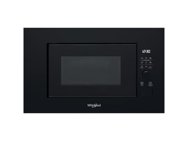 Whirlpool WMF200GNB - Mikrobølgeovn med grill - innebygd - 20 liter - 800 W - svart