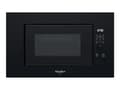 Miniatyrbilde 1 av 5: Whirlpool WMF200GNB - Mikrobølgeovn med grill - innebygd - 20 liter - 800 W - svart