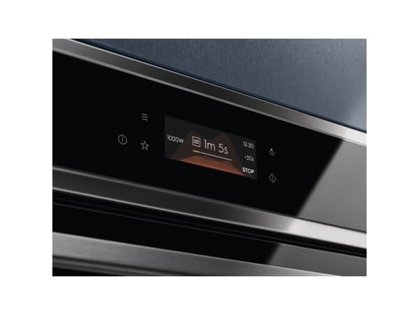 Electrolux EVM8E08X, Innebygget, Grill mikrobølge, 49 l, 1000 W, Innebygd skjerm, TFT