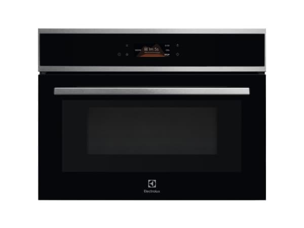 Electrolux EVM8E08X, Innebygget, Grill mikrobølge, 49 l, 1000 W, Innebygd skjerm, TFT