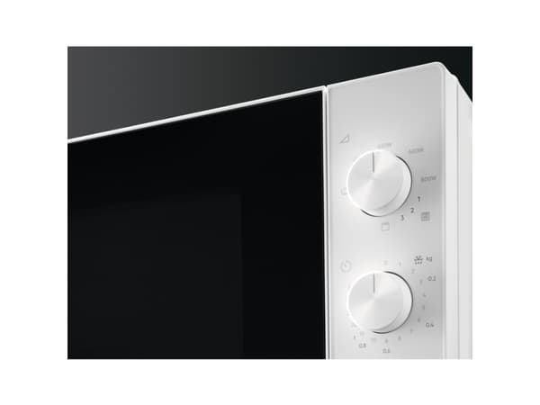 Electrolux EMZ421MMW, Benkeplate, Kombinasjon mikrobølge, 21 l, 800 W, Rotasjon, Hvit