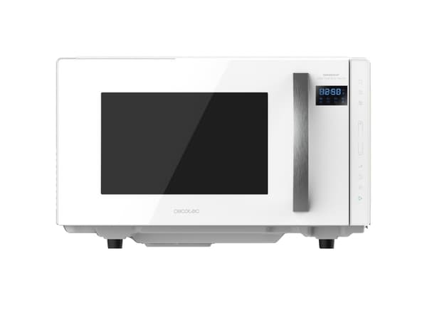 Cecotec GrandHeat 2300 Flatbed Touch, Benkeplate, Solo mikrobølge ovn, 23 l, 800 W, Berøringskontroll, Hvit