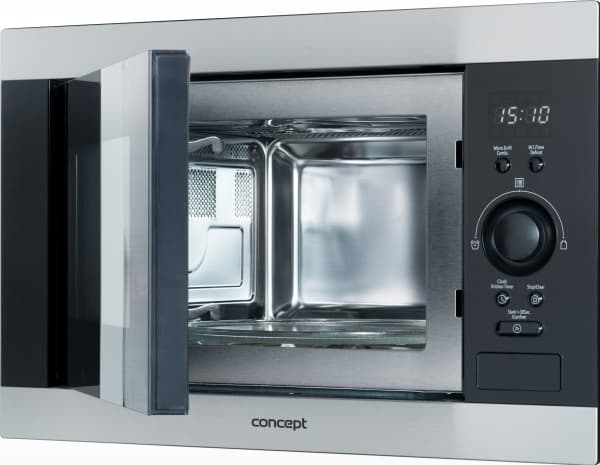 Concept MTV-3125, Kiinteä, 25 L, 900 W, Painikkeet, Rotaatio, Musta, Ruostumaton teräs, 1000 W