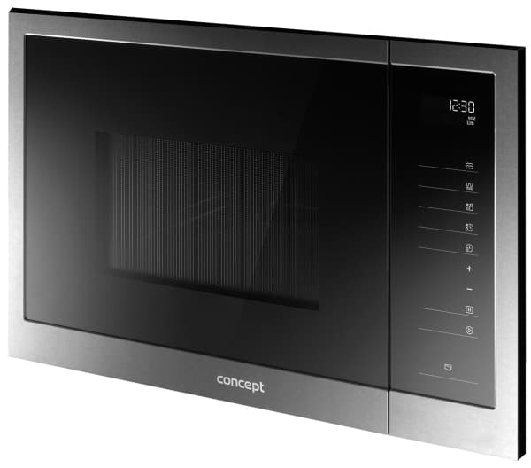 Concept MTV7525DS, Kiinteä, Grillimikroaaltouuni, 25 L, 900 W, Kosketus, Musta, Hopea