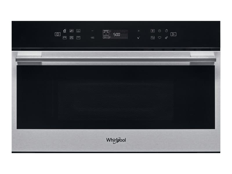 Whirlpool W7 MD440 - Mikrovågsugn med grill - inbyggd - 31 liter - 1000 W - rostfritt stål