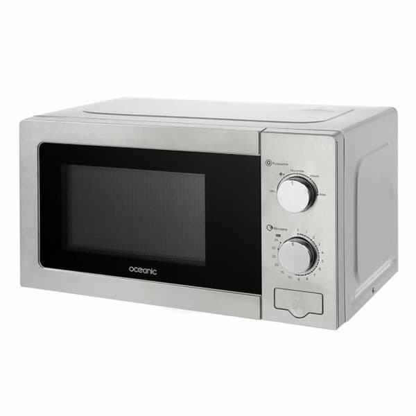 Mikrovågsugn med Grill Oceanic MO20S Grå 700 W 20 L