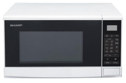 Sharp R270W, Ovanför spisen, Enbart mikrovågsugn, 20 l, 800 W, Röra, Vit