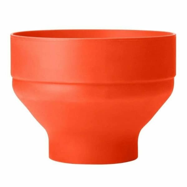Mikroskål till popcorn, orange
