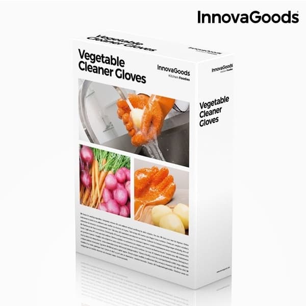 InnovaGoods rengøringshandsker til grøntsager