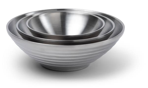 Orrefors Jernverk Skål Stainless Dubbelvägg 3-pack