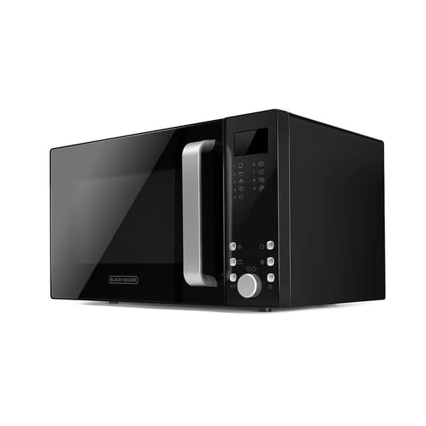 BLACK+DECKER Mikrobølgeovn med grill 23L 900W Sort