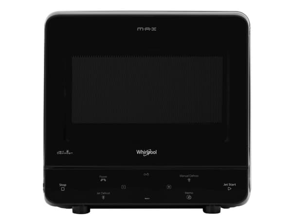 Whirlpool MAX34NB, 13 l, Berøringskontroll, Sort, 28 cm, 13,9 kg, 230VAC, 5A, 50Hz