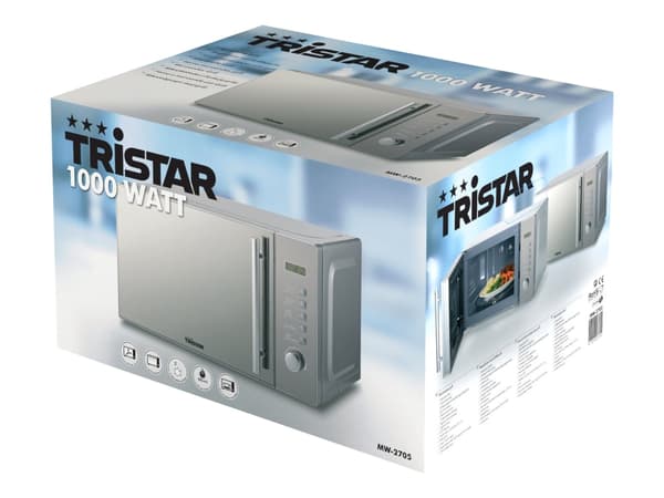 Tristar MW-2705 - Mikrobølgeovn med grill - 20 liter - 1000 W
