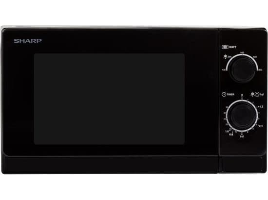 Sharp R-200BKW - Mikrobølgeovn - 20 liter - 800 W - svart