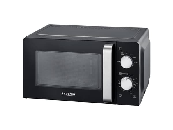 Severin MW 7886, Työtaso, Solo mikroaaltouuni, 17 L, 700 W, kääntyvä, musta