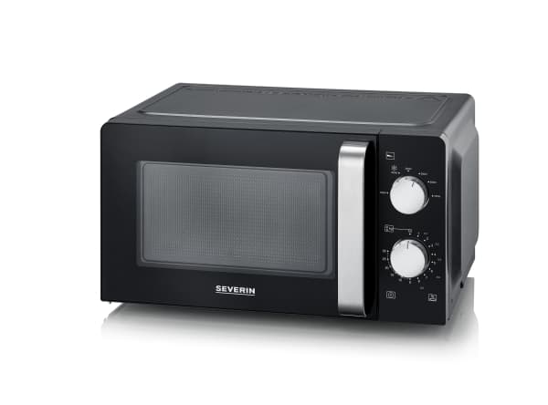 Severin MW 7886, Työtaso, Solo mikroaaltouuni, 17 L, 700 W, kääntyvä, musta