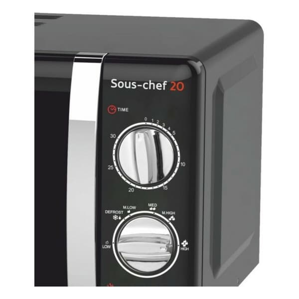 Mikrovågsugn med Grill Haeger MW-70B.007A 20 L Svart 700W
