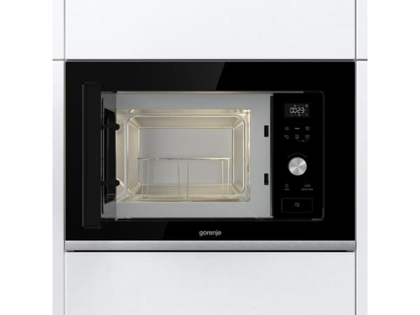 Gorenje BMX201AG1BG, Kiinteä, Grillimikroaaltouuni, 20 L, 800 W, Kosketus, Musta