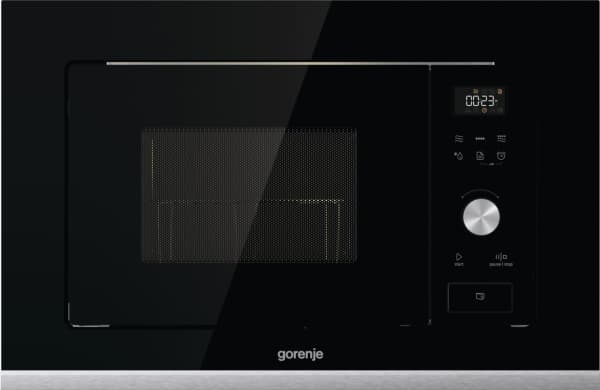 Gorenje BMX201AG1BG, Kiinteä, Grillimikroaaltouuni, 20 L, 800 W, Kosketus, Musta