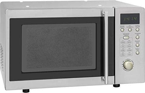Exquisit MW 800 G-3 Inox, Pöytämalli, Yhdistelmämikroaaltouuni, 20 L, 800 W, Painikkeet, Rotaatio, Harmaa