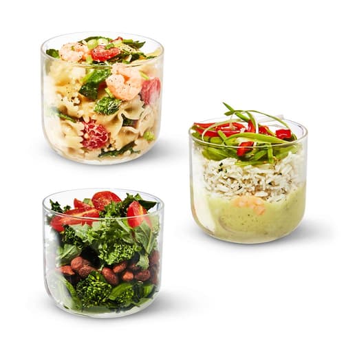 Black+Blum, Lunchlåda i glas, Stor, 600 ml, Granit