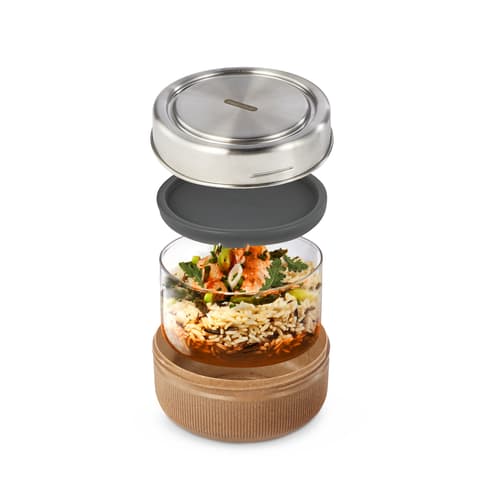 Lunch bowl Glass B+B 750 ml Mandel