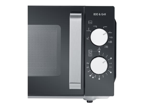 SEVERIN MW 7762 - Mikrobølgeovn med grill - 20 liter - 800 W - svart/rustfritt stål