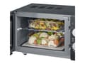 Miniatyrbilde 5 av 5: SEVERIN MW 7762 - Mikrobølgeovn med grill - 20 liter - 800 W - svart/rustfritt stål
