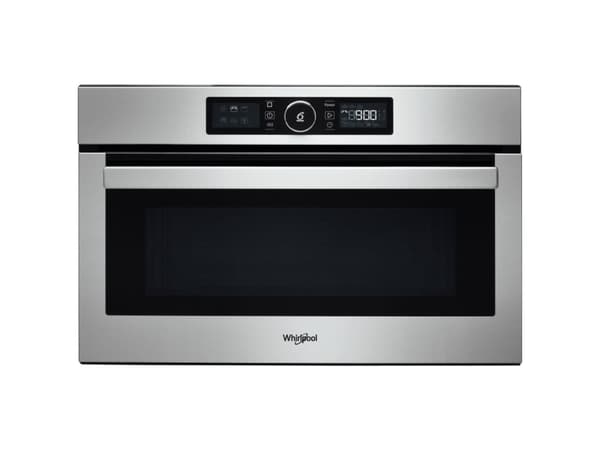 Whirlpool Absolute AMW 730 IX - Mikrovågsugn med grill - inbyggd - 31 liter - 1000 W - rostfritt stål
