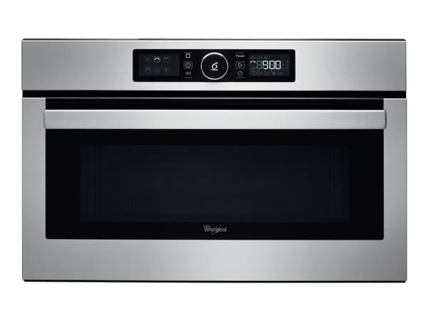 Whirlpool Absolute AMW 730 IX - Mikrovågsugn med grill - inbyggd - 31 liter - 1000 W - rostfritt stål
