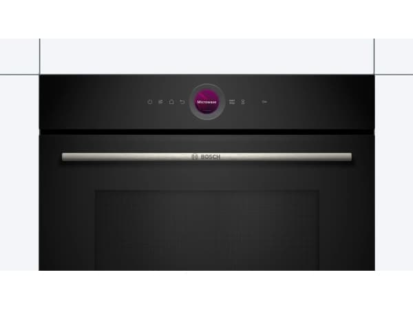 Bosch Serie 8 CEG732XB1, Innebygget, Grill mikrobølge, 36 l, 1000 W, Berøringskontroll, Sort