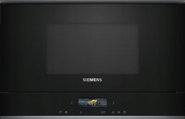 Siemens iQ700 BE732L1B1, Inbyggd, Kombinationsmikrovågsugn, 21 l, 900 W, Röra, Svart