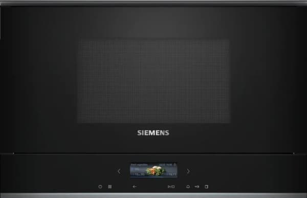 Siemens iQ700 BE732R1B1, Innebygget, Kombinasjon mikrobølge, 21 l, 900 W, Berøringskontroll, Sort