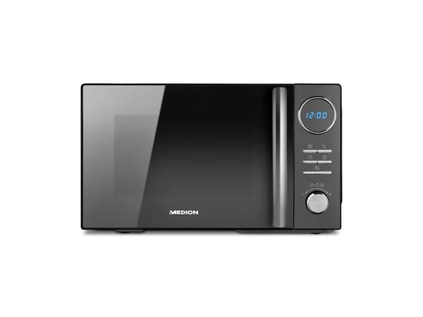 MEDION MD 11493, Pöytämalli, Solo-mikroaaltouuni, 23 L, 900 W, Painikkeet, Rotaatio, Musta