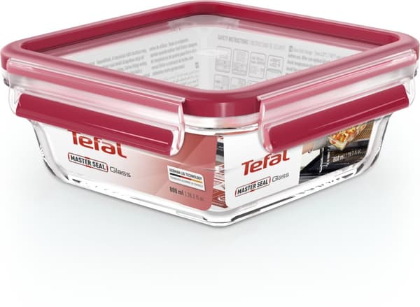 Tefal MasterSeal Glasförvaringslåda, glas, 0,8 L