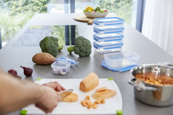 Tefal MasterSeal MealPrep förvaringsbehållare, 5 x 0,8 L