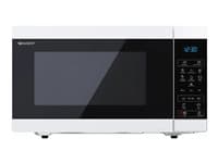 Sharp Mikrobølgeovn i Classic-serien Frittstående 900W 25 liter Hvit/sølv/sort