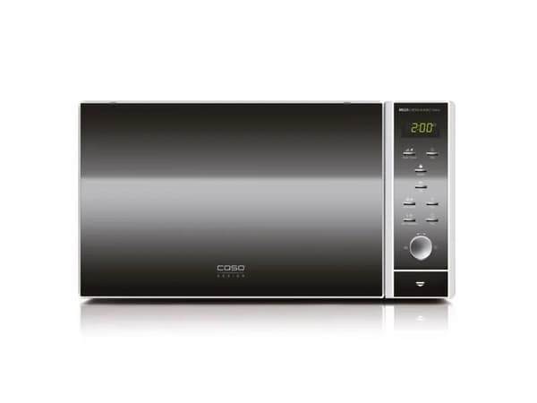 Caso MG 25, Pöytämalli, Yhdistelmämikroaaltouuni, 25 L, 900 W, Painikkeet, Hopea