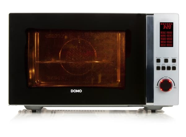 Domo DO24201C, Benkeplate, Kombinasjon mikrobølge, 42 l, 1000 W, Innebygd skjerm, Knapper, Rotasjon