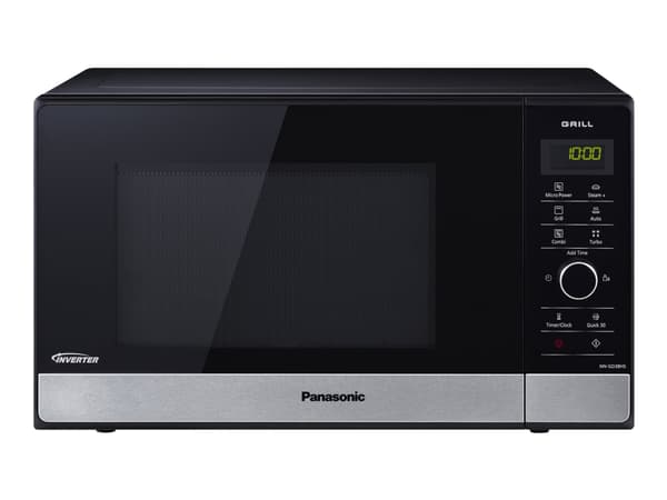 Panasonic NN-GD38HSGTG, Pöytämalli, Yhdistelmämikroaaltouuni, 23 L, 1800 W, Rotaatio, Kosketus, Musta