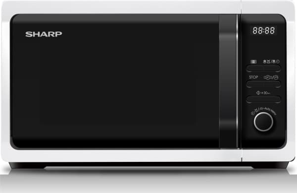 Sharp Home Appliances R-243W microwave White Solo microwave Countertop 20 L 800 W