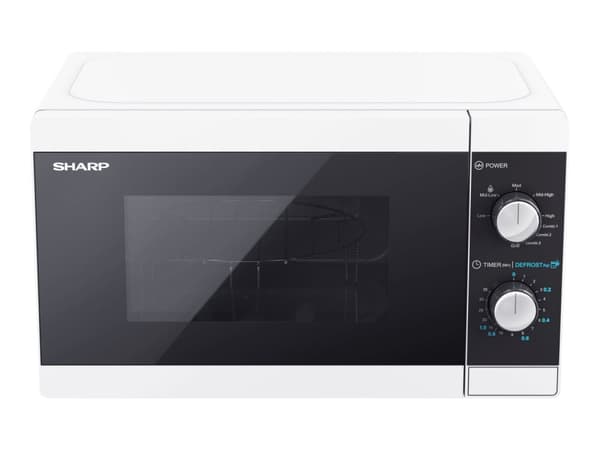 Sharp Mikrobølgeovn med grill Frittstående 800W 20 liter Hvit/svart