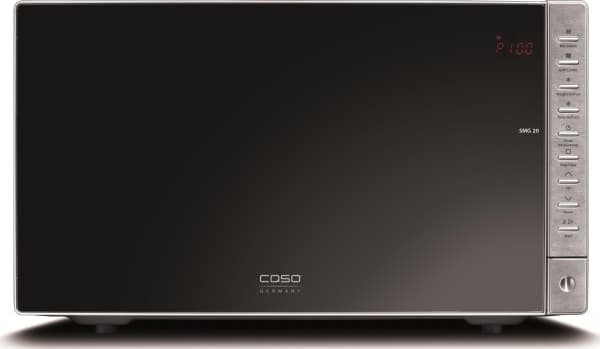 Caso SMG20, Pöytämalli, 20 L, 1250 W, Painikkeet, Musta, Harmaa, Metallinen, 1000 W